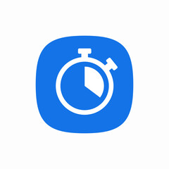 stopwatch timer clock icon sign