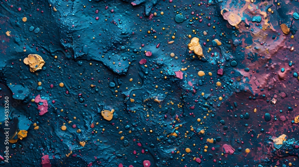 Aufkleber background of an abstract macro-scale multicolored surface texture ai generated illustration