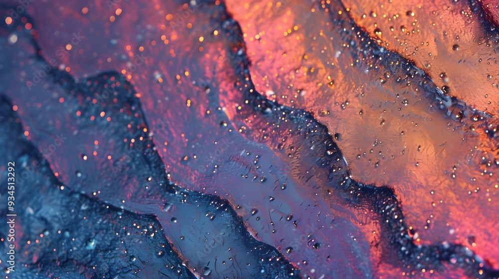 Aufkleber background of an abstract macro-scale multicolored surface texture ai generated illustration