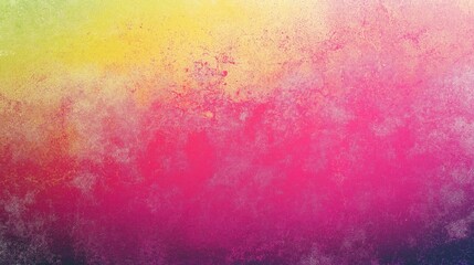 An abstract gradient painting blending vibrant shades of pink, yellow, and green.