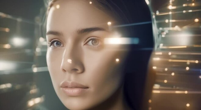 AI Program Manipulates Video Faces to Detect Recognize and Swap Identities Creating Fake Images Concept AI Video Faces Manipulation Identity Swap Fake Images 4k animation