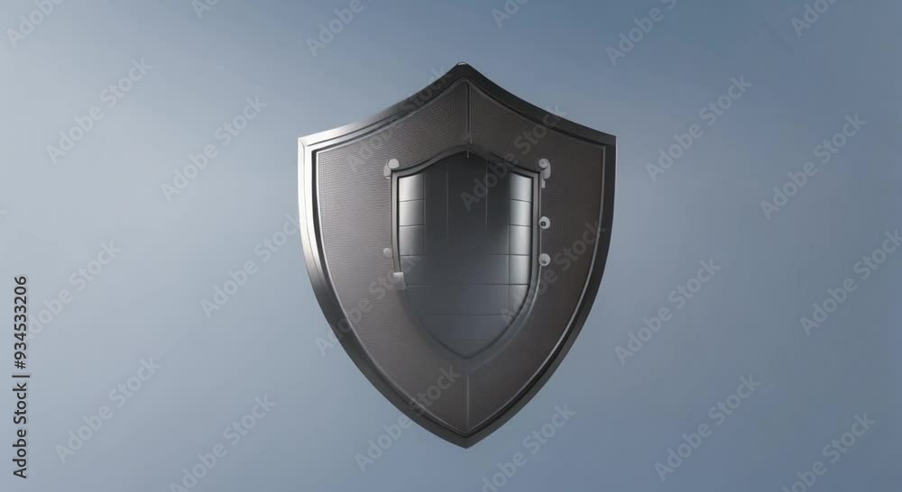 Poster cybersecurity shield wireframe design for data protection and privacy shield concept concept cyberse