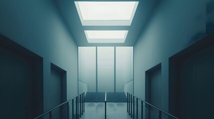 Brilliantly detailed cinema-quality image set in a minimalist environment  AI generated illustration