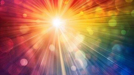 glowing abstract sun burst with digital lens flare.can your adjust the color of the light rays using adjustment layer like Gradient Selective Color, and create sunlight, optical flare. 