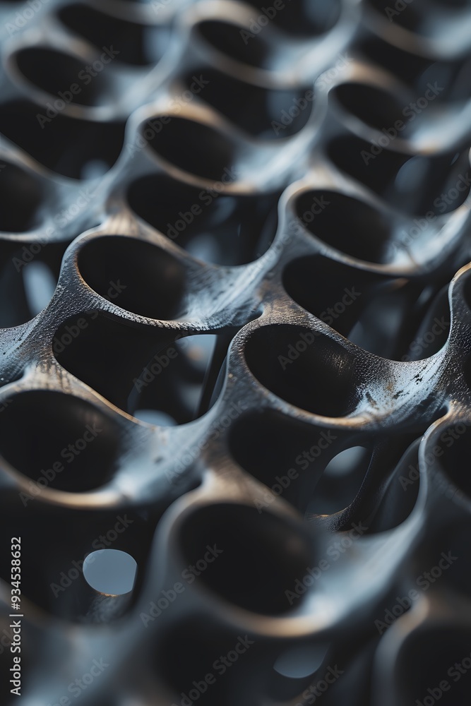 Poster cinematic detailing of minimal patterns in macro perspective ai generated illustration