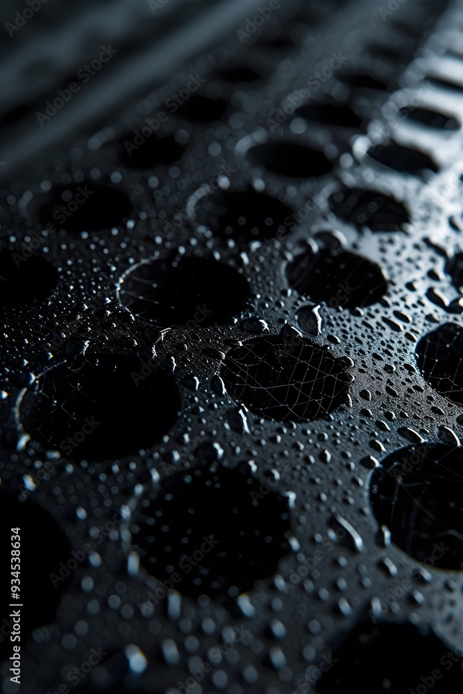 Poster cinematic detailing of minimal patterns in macro perspective ai generated illustration