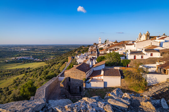 Portugal, Monsaraz. The fortified medieval village.