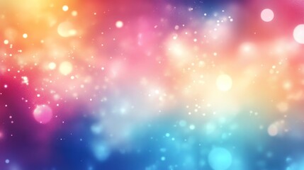 Obraz premium A colorful abstract background with bokeh and sparkles.