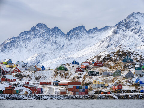 Town Tasiilaq (formerly called Ammassalik), Kingdom of Denmark.