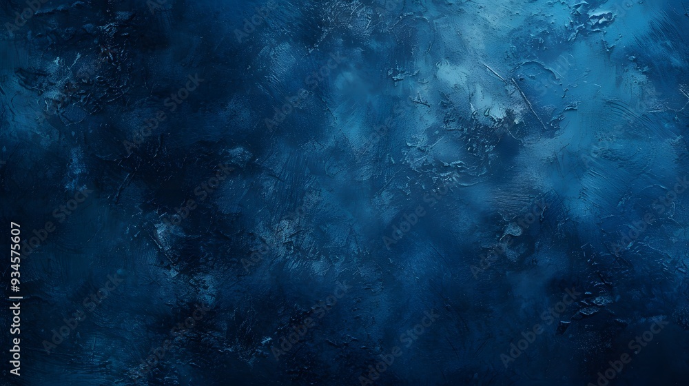 Aufkleber dark blue background with streaks of black adding depth and texture ai generated illustration