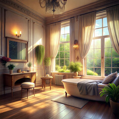 Fototapeta premium soft morning light