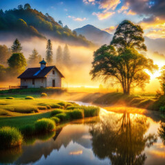 Fototapeta premium soft morning light