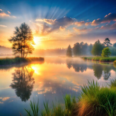 Obraz premium soft morning light