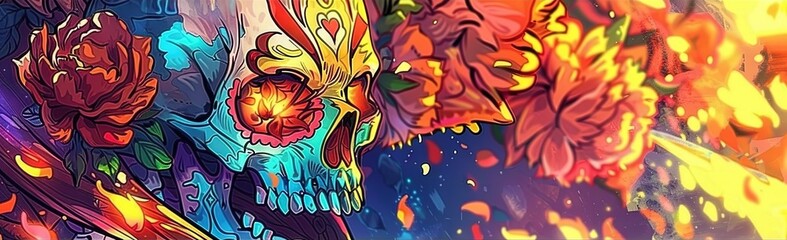 Dia de los Muertos calavera