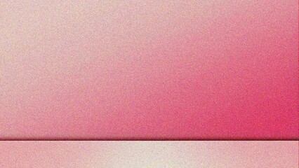 Fototapeta premium Pink grainy noisy color gradient background, texture effect, line poster header banner design backdrop 
