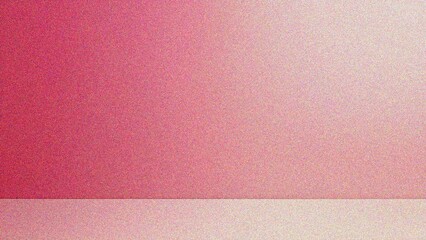 Fototapeta premium Pink grainy gradient background noise texture line poster backdrop banner design, copy space