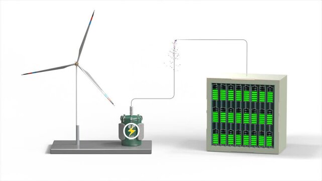 Integration of wind power with energy storage systems to address the intermittency of wind power generation