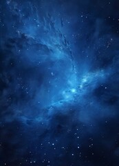Fototapeta premium blue nebula