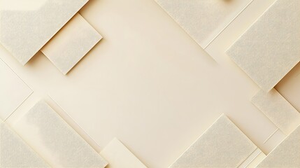 Fototapeta premium Abstract Background with Beige Geometric Shapes and Texture