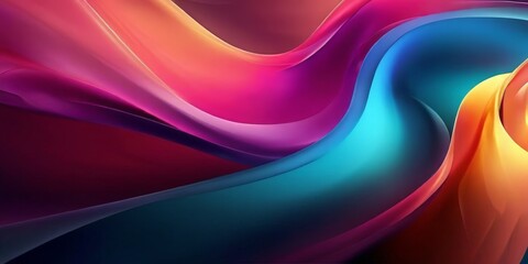 abstract colorful background with flowing liquid shapes