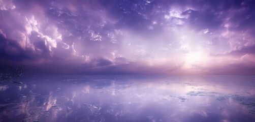 large body water with sky in the background