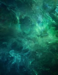 Fototapeta premium green nebula