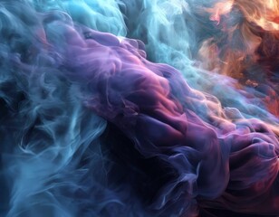 Fototapeta premium colorful smoke wallpapers hd