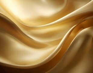 Obraz premium gold and white background with smooth wave
