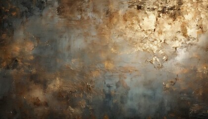 painting gold and black background