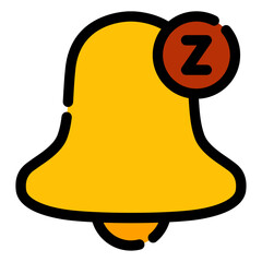snooze notification bell icon