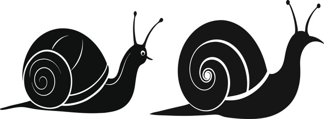 snail vector silhouette  © Tanvir