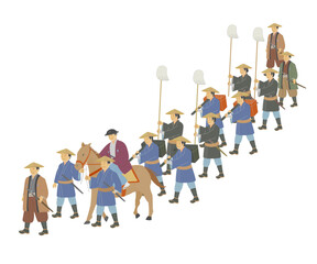 参勤交代　江戸時代