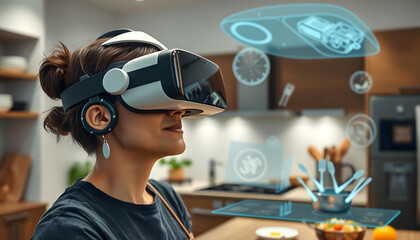 Virtual Reality Headsets Enhancing Cooking Experience