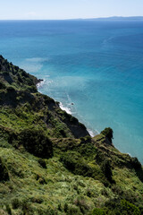 Coastline on the Island of Corfu in Greece.