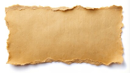 Obraz premium Isolated torn paper with soft shadows , torn, ripped,isolated, white background, texture, paper, torn paper, blank, empty