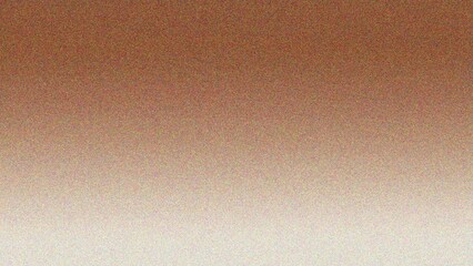 Fototapeta premium Brown grainy color gradient background, vibrant poster noise texture banner, cover header backdrop design
