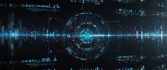 Obraz premium the importance of cyber security and digital protection in the modern business landscape. Use futuristic and sleek technology designs to convey a sense of advanced protection and security