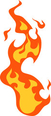 Fire Strike Illustration Element