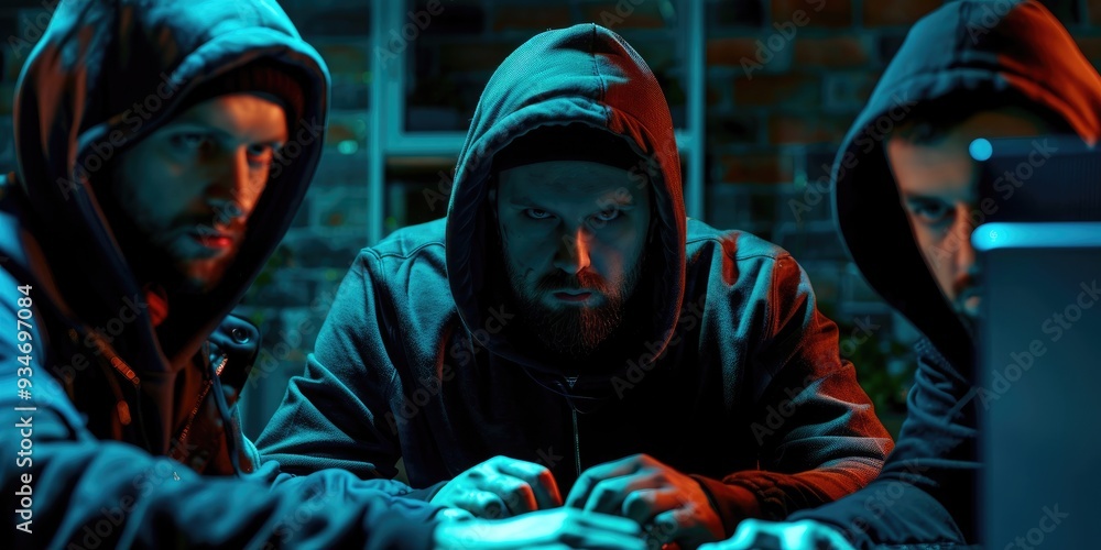 Aufkleber cybercriminals involved in online fraud by breaching servers and extracting confidential information