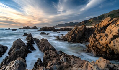 Obraz premium rocky in the sea