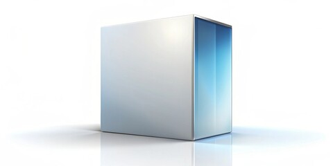 Realistic rendering of a software box on a white background, , software, box, mockup, design, technology, graphic,product