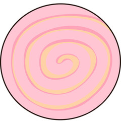 Conchas clipart Mexican sweet bread illustration