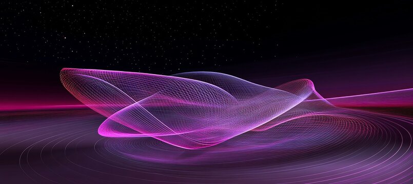 Principles of astrophysics using black hole where 3D matter spirals into singularity 2D light bends around event horizon in a vector depiction that captures the scientific exploration of black holes