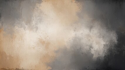 Fototapeta premium Beige, grey and dark abstract texture background. Made with generative AI technology