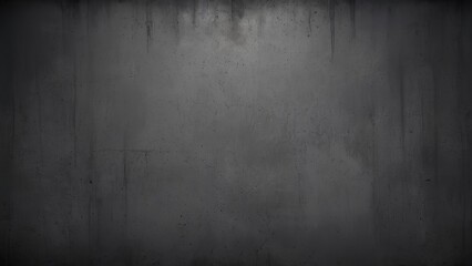 Dark concrete wall texture background. Made with generative AI technology