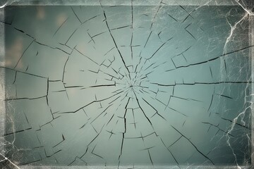 Obraz premium Cracked Texture Overlay with Vintage Film Grain for Distinctive Visuals