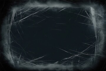 Vintage Dark Scratched Canvas with Classic Film Style and Creepy Rough Texture for Your Design