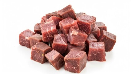 Fresh Raw Beef Cubes