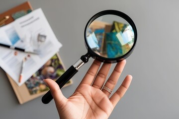 Innovative Handheld Magnifying Glass for Exploring New Discoveries and Uncovering Details