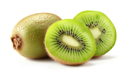 Fototapeta premium Freshly Cut Kiwi Fruit